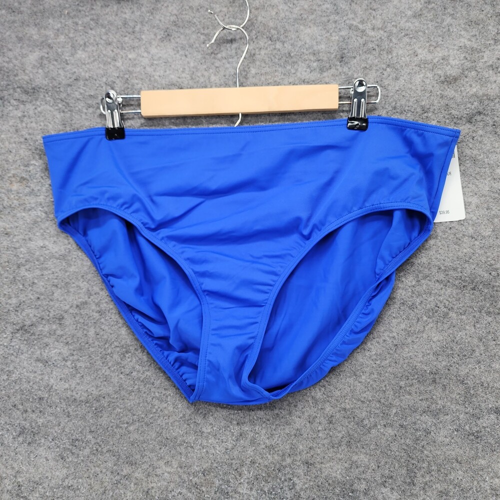 Coldwater Creek Bikini Bottom Womens 16 Blue Swimwear